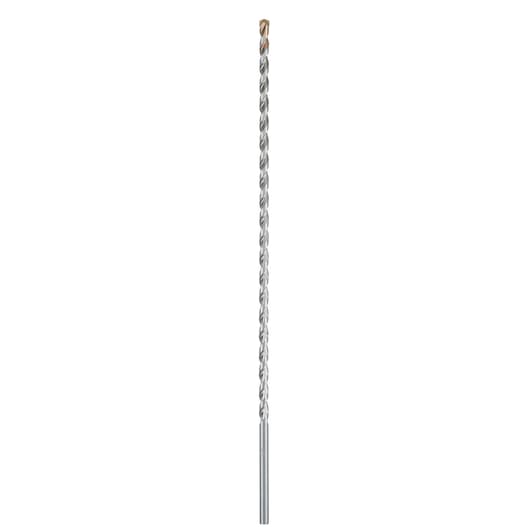 IRWIN 10501838 masonry drill bit, silver color, photographed upright on white background.