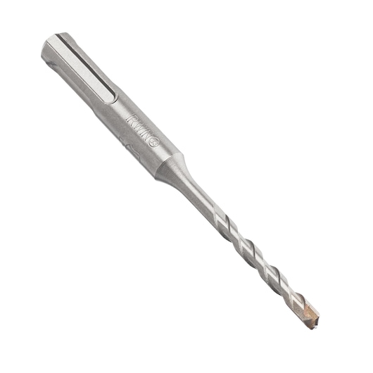 IRWIN 10501945 masonry drill bit with SDS shank, silver finish, angled view on white background.