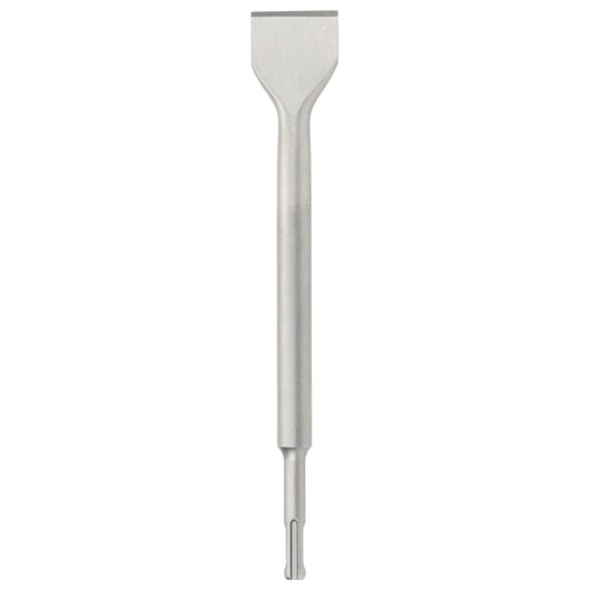 IRWIN SDS Plus flat chisel, silver steel, top view, construction accessory, 10502196