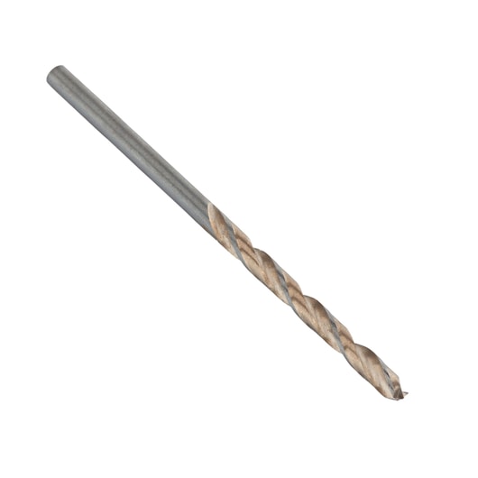 Photo of IRWIN drill bit 10502208, metallic finish, shown at an angle on white background.