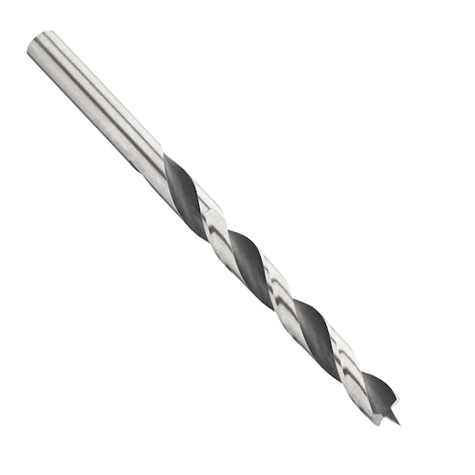 Photo of IRWIN 10502795 steel twist drill bit, angled view on white background.