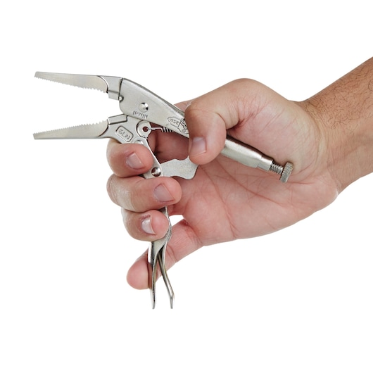 The Original™ Long Nose Locking Pliers with Wire Cutter