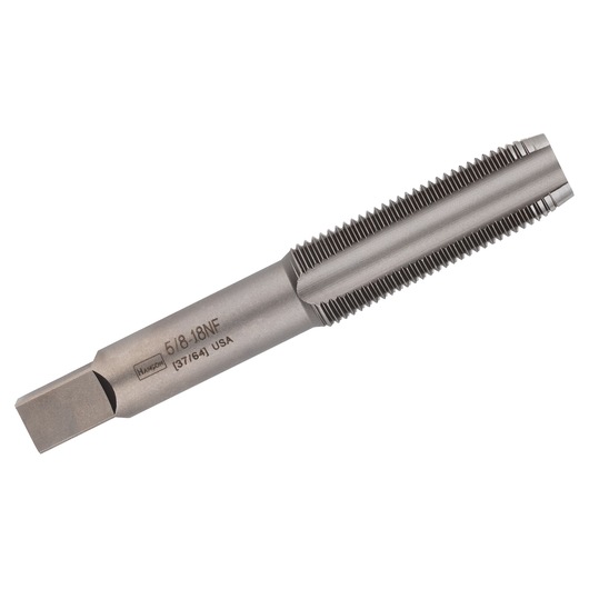 IRWIN tap tool 1454, metal tap, side angle, silver finish, threading tool for metalwork.