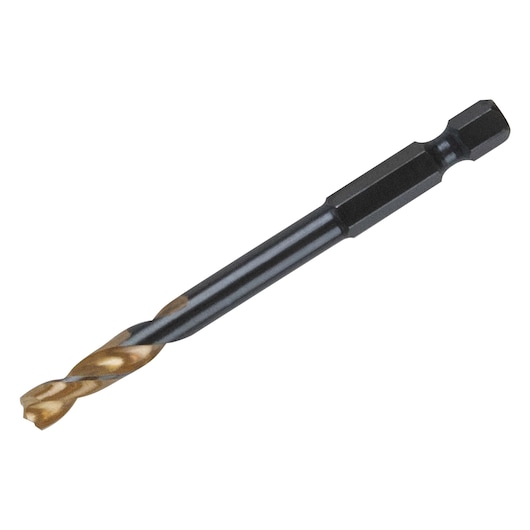 IRWIN drill bit 1892841 with hex shank and gold-black finish, product photography on white background.