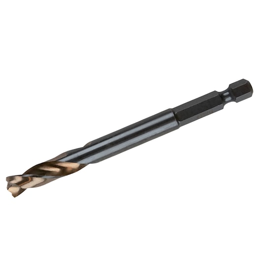 IRWIN drill bit with hex shank, metallic finish, SKU 1892843, product photography, angled on white background.