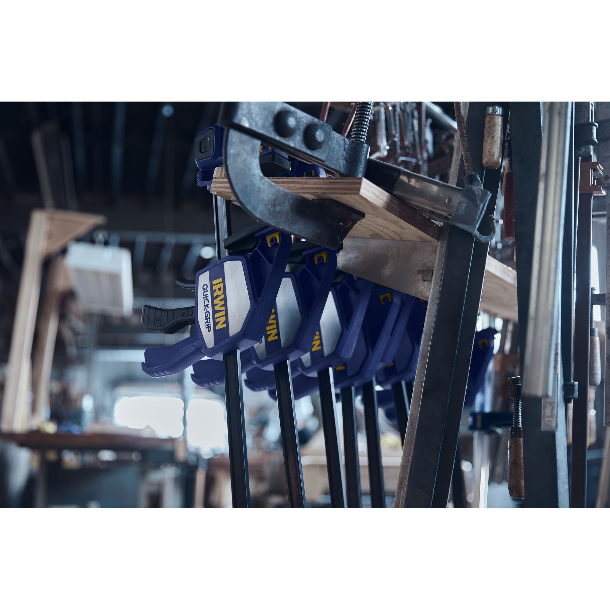 Warburton 1MC アンカーグリップ仕様 QUICK-GRIP® Heavy-Duty One-Handed Bar Clamps | IRWIN