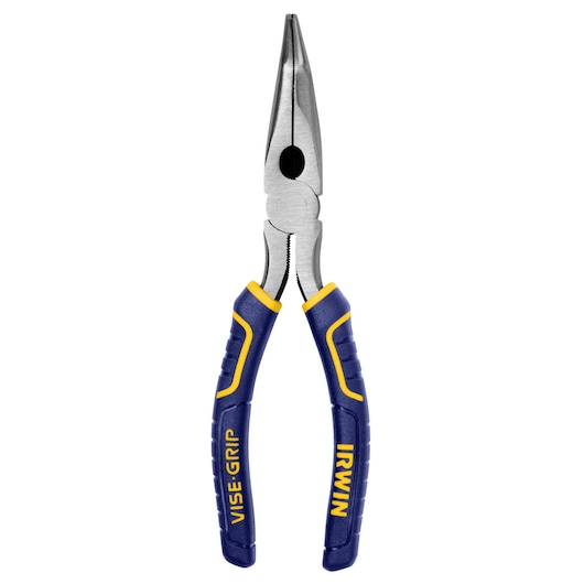 Westward 1ukk7 Bent Long Nose Plier 10-7/8 in. Serrated