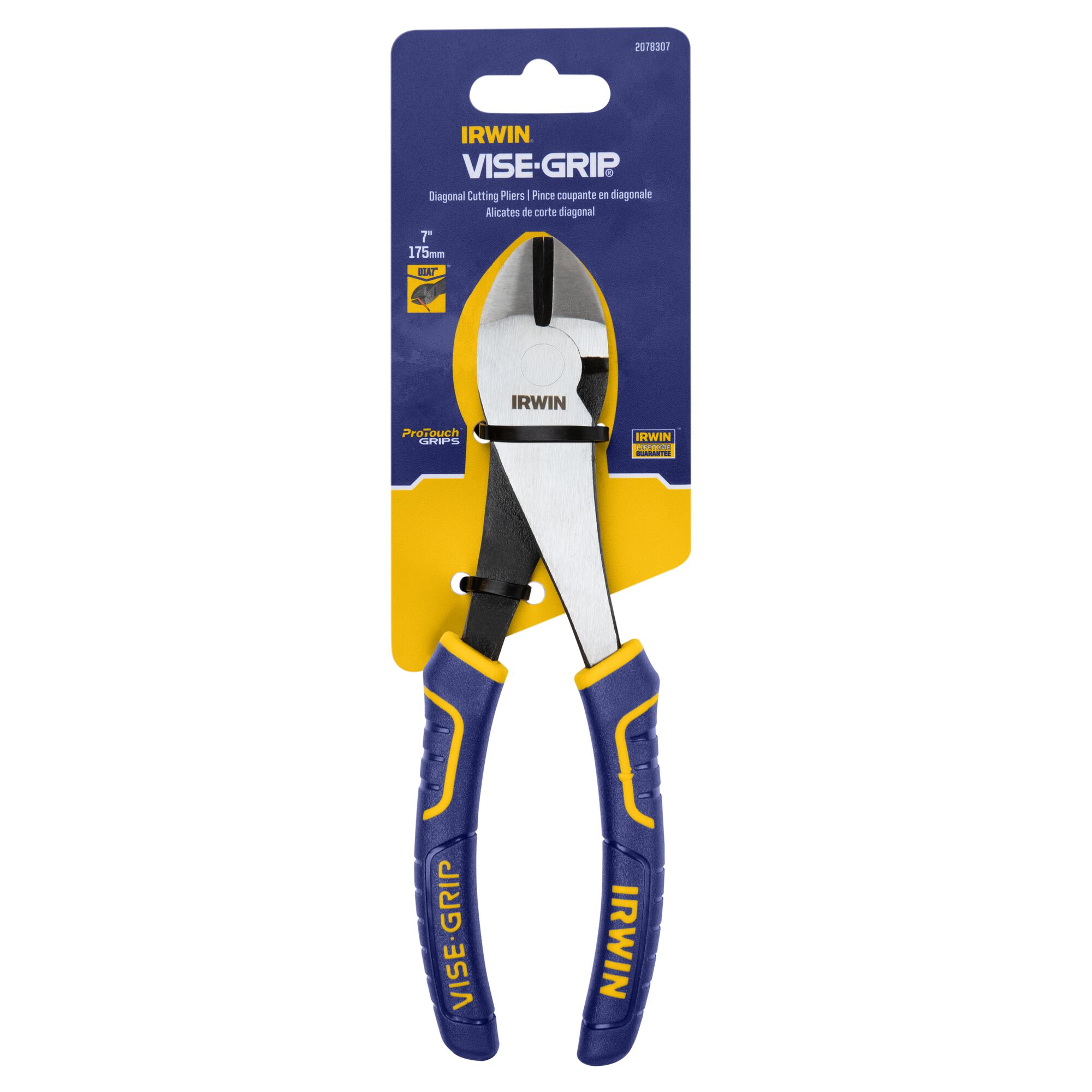 Allen 25407 7" Diagonal Cutting Pliers - Made In USA, Professional-Grade Grip