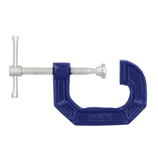 IRWIN® QUICK-GRIP® C Clamp opened on white background