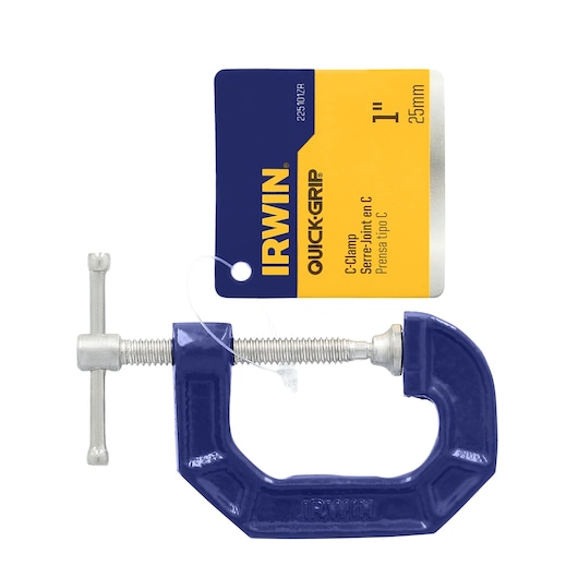 IRWIN® QUICK-GRIP® C Clamp with packaging tag