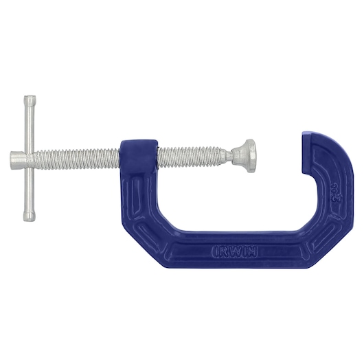 IRWIN® QUICK-GRIP® C Clamp opened on white background