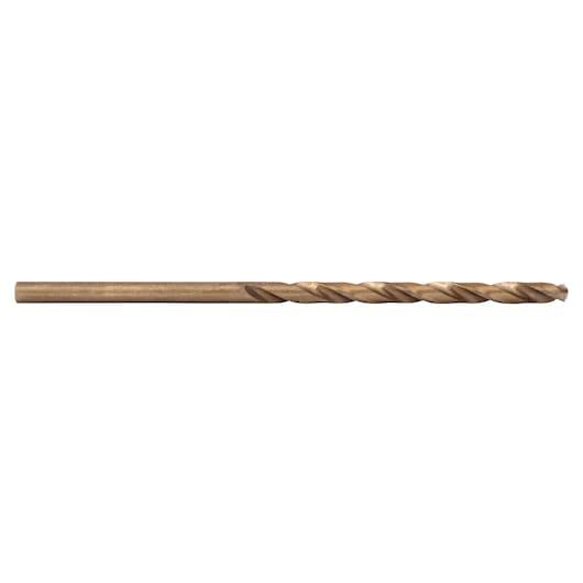 IRWIN 3016007 metal drill bit with bronze finish, side view on white background.