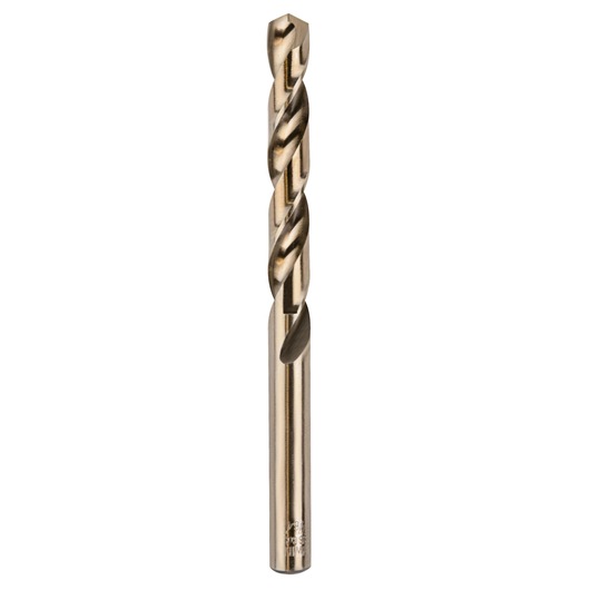 IRWIN gold metal drill bit 3016127, straight view on white background.