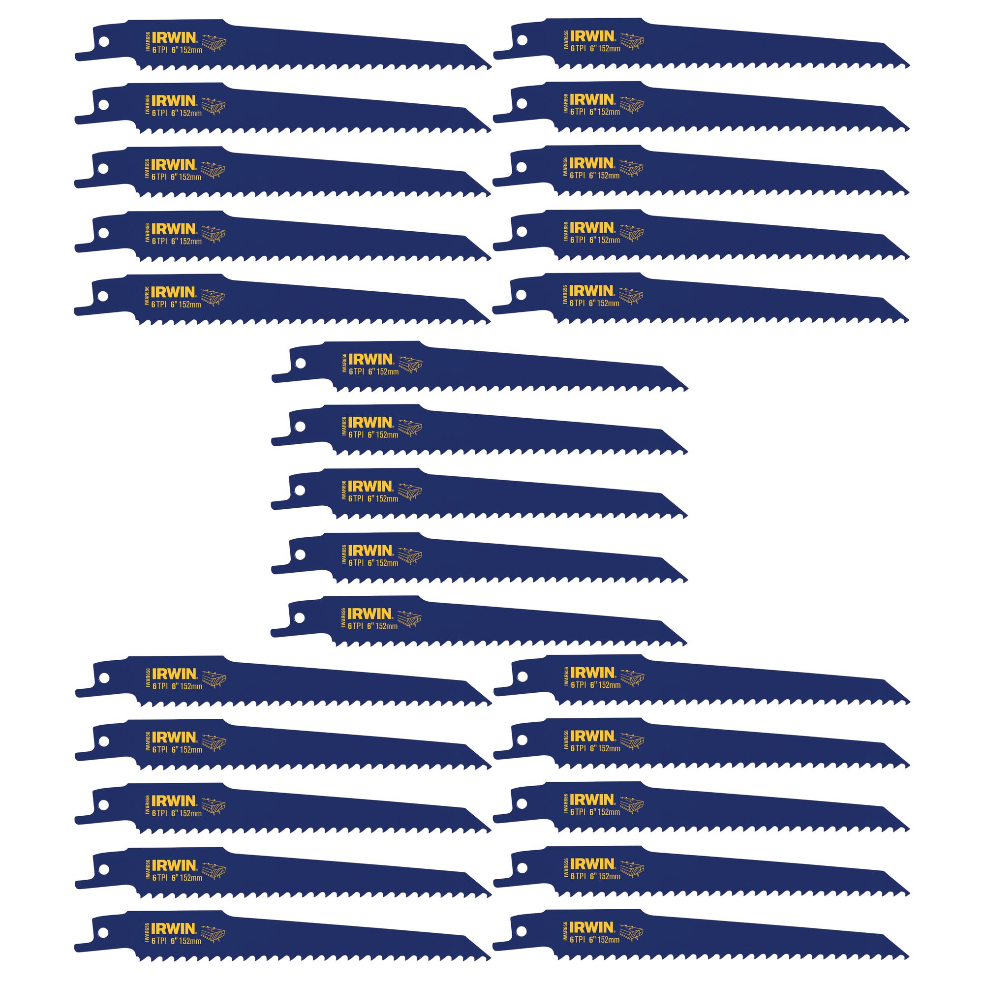 Nail Embedded Wood Cutting Reciprocating Blades | IRWIN
