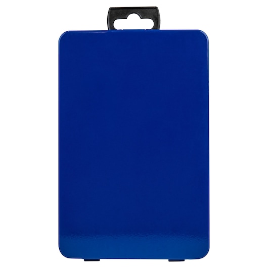 IRWIN 60147 blue rectangular case with black handle, front angle view, on white background.