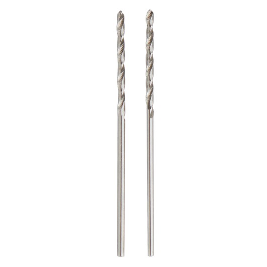 IRWIN drill bits SKU 60504, silver metal, two-piece set, straight view on white background.