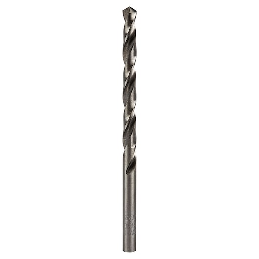 IRWIN 60514 metal drill bit, silver finish, straight-on angle, white background.