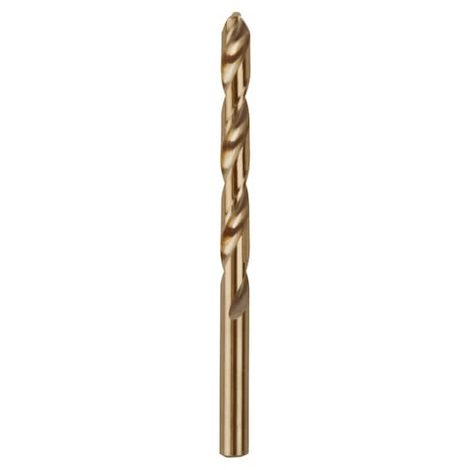 IRWIN 63120 metal twist drill bit, gold finish, straight view on white background.