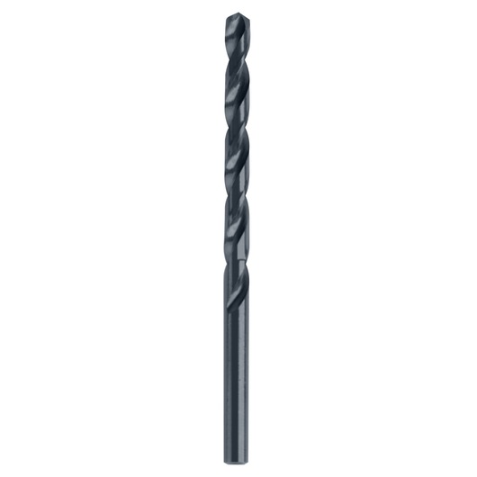 IRWIN 63514 metal drill bit, straight shank, dark finish, front angle on white background.