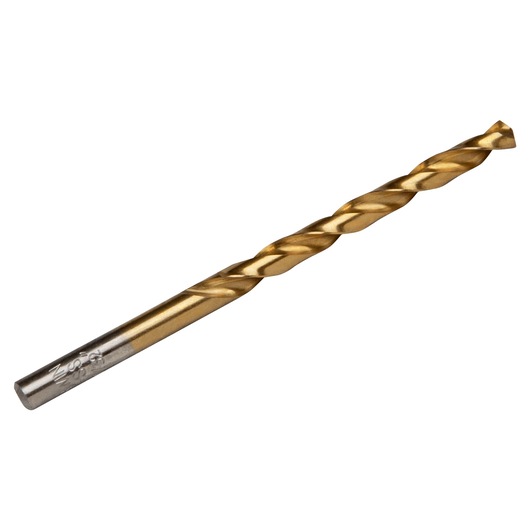 IRWIN gold and silver twist drill bit, SKU 63914, shown angled on white background.