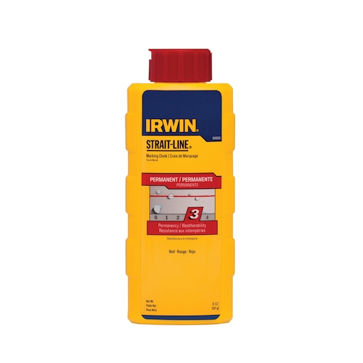 Irwin® Strait-Line® 63950 Chalk Line Reel, 50 ft L Nylon/Polyester