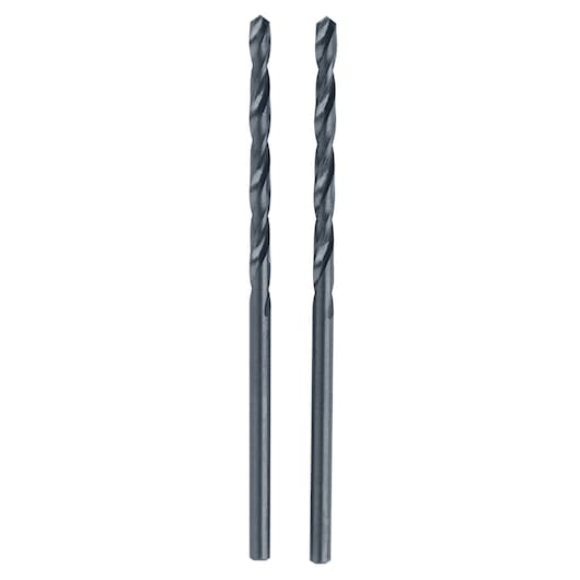 Photo of two IRWIN 67506 metal drill bits side by side on white background, straight angle.