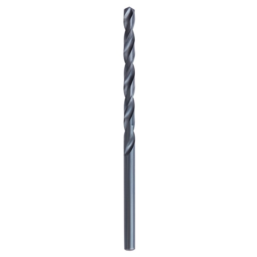 Photo of IRWIN 67509 steel twist drill bit, straight shank, front angle on white background.