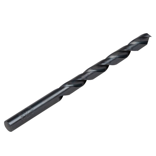 IRWIN 67517 black oxide drill bit, photographed at an angle on a white background.