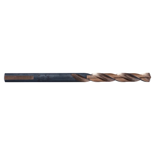 IRWIN drill bit SKU 73317, metal twist design, gold-black finish, product side angle on white background.