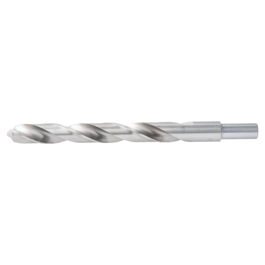 IRWIN 73831 metal drill bit side view on white background.