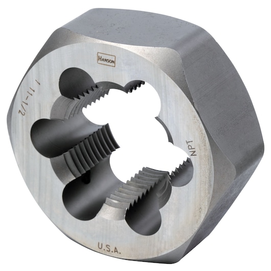 Re-threading Hexagon Taper Pipe Dies (HCS)