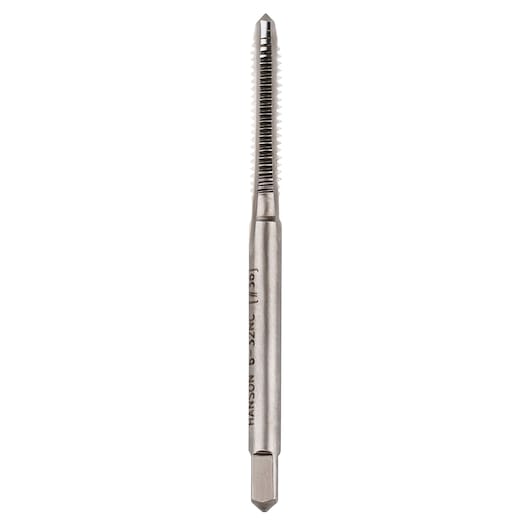 IRWIN 8018 metal hand tap tool, straight flute, front angle on white background.