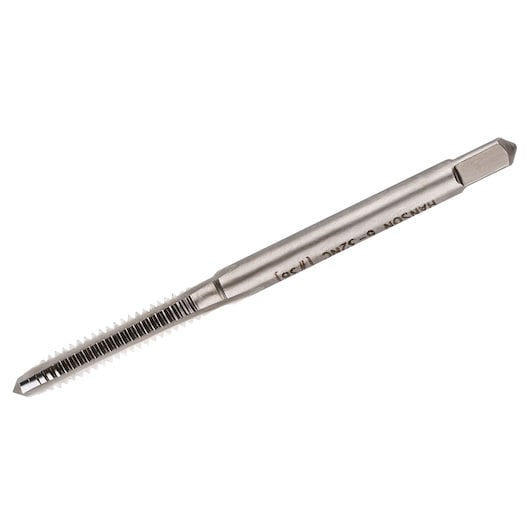 IRWIN 8018 metal threading tap, straight flute, silver finish, studio side view.