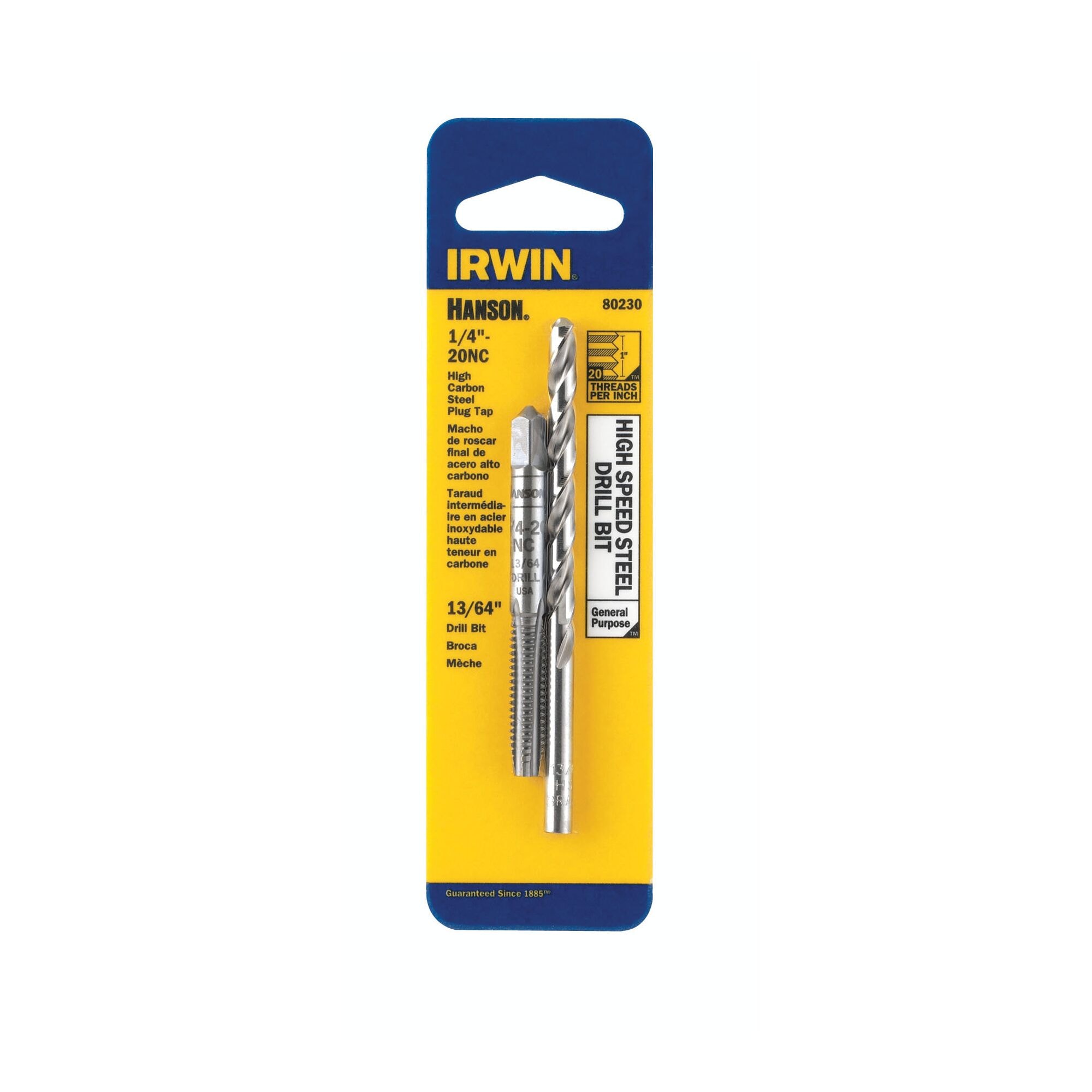Tap (HCS) & Drill Bit (HSS) | IRWIN