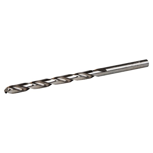 IRWIN metal drill bit SKU 81109, silver color, side angle photo on white background.