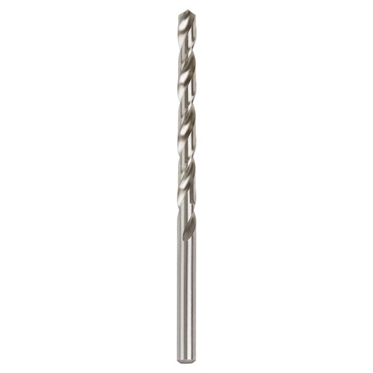 IRWIN 81111 metal drill bit, straight shank, silver finish, front view on white background.