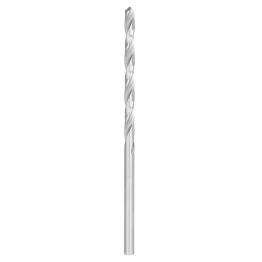 Photo of IRWIN metal drill bit, silver color, straight view, SKU 81131, on white background.
