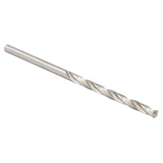 IRWIN 81132 silver metal drill bit, straight shank, photographed on white background, drill accessory.