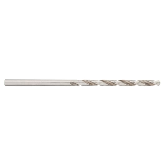 IRWIN metal drill bit SKU 81134, silver finish, side angle on white background.