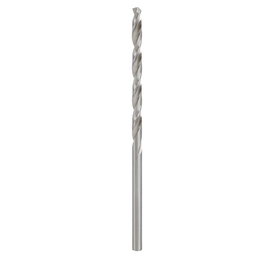 IRWIN silver twist drill bit, SKU 81138, drill accessory, vertical front angle photo