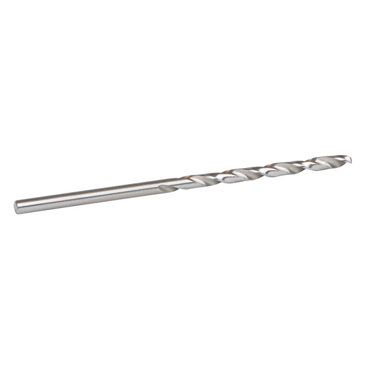 IRWIN 81138 metal drill bit side angle on white background.