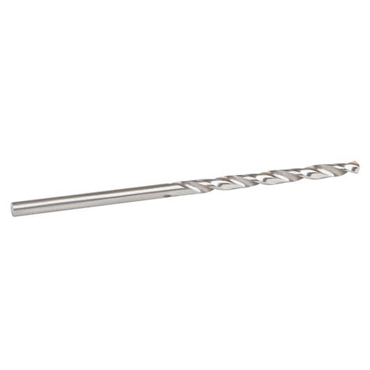 IRWIN 81139 metal twist drill bit, silver finish, side view on white background.