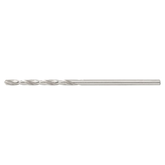 IRWIN 81148 metal drill bit, silver, straight angle on white background.