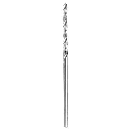 IRWIN 81151 metal drill bit, straight shank, silver, product front view on white background.