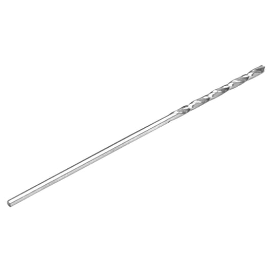 IRWIN 81158 metal drill bit, silver color, side angle on white background.