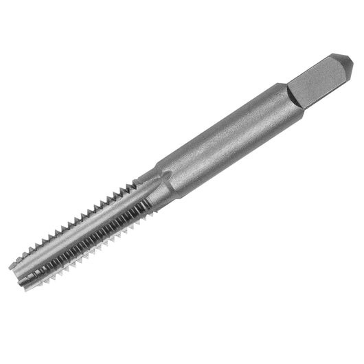 IRWIN tap bit 8127, silver metal, straight flute design, photographed on white background, side angle