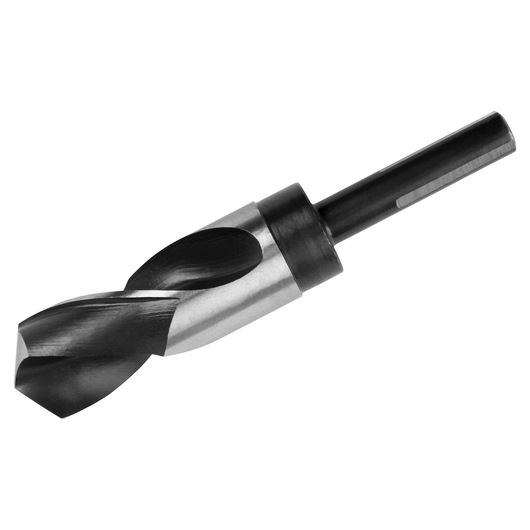 IRWIN drill bit SKU 90174, silver and black, product side view, photography on white background.