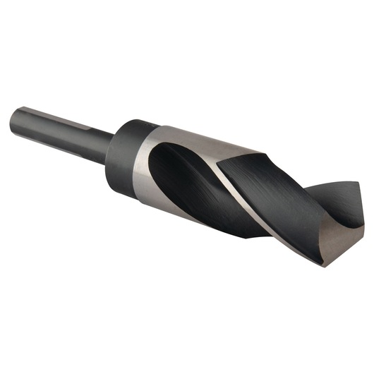 IRWIN 90176 metal drill bit, black and silver, angled product photo on white background.