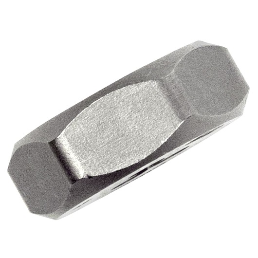 IRWIN 9311 metal hex die photographed on white background, silver color, flat angle.