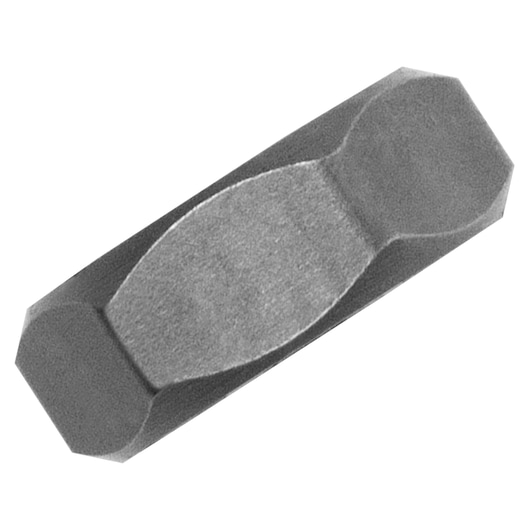 IRWIN 9429 hexagonal die stock replacement jaw, metallic finish, close-up on white background.